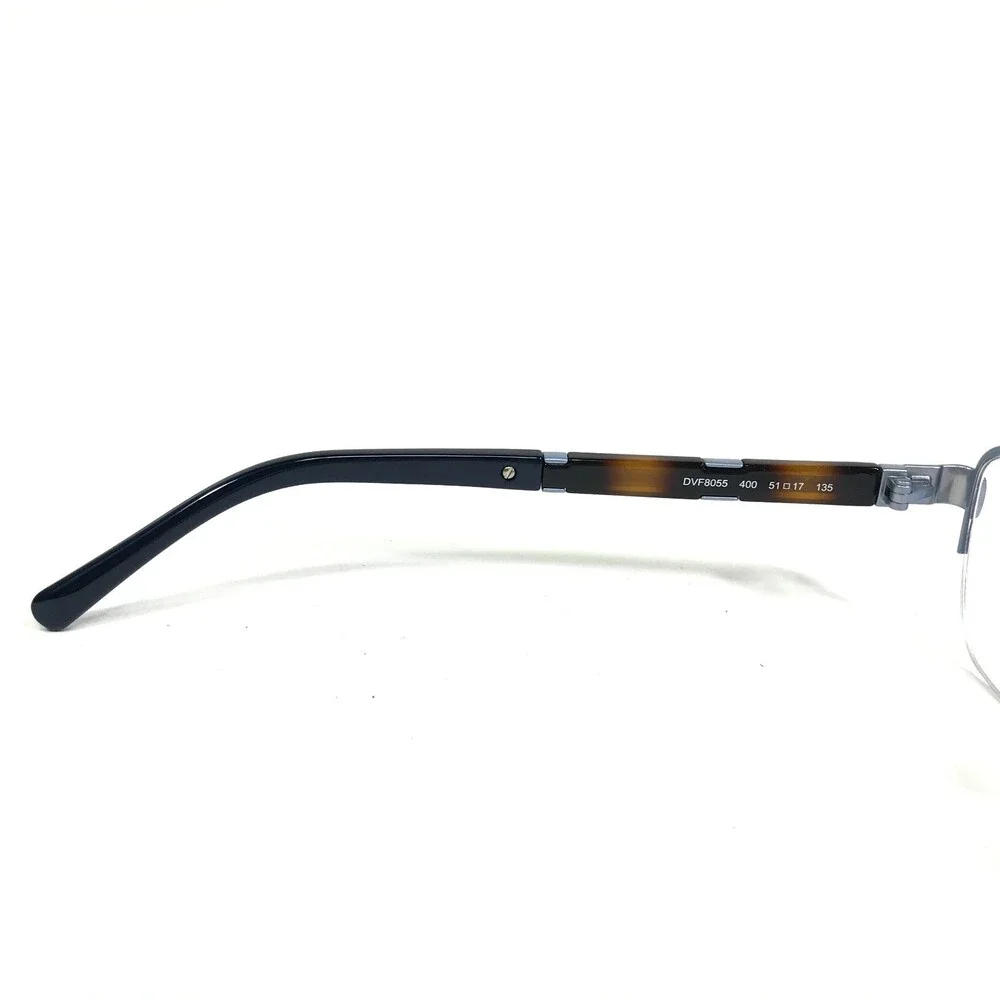 Diane von Furstenberg Eyeglasses Frames DVF8055 400 Brown Blue Cat Eye 51-17-135